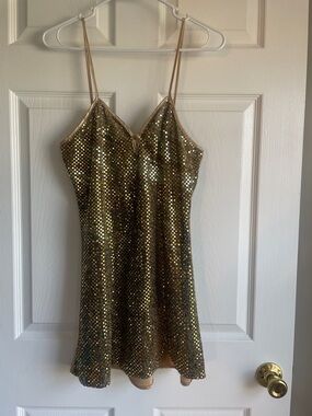 Night Magic by Cinema Etoile Gold Nightgown